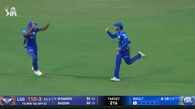 IPL 2025 M45: MI vs LSG - Mitchell Marsh Wicket