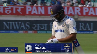IND vs ENG 2024, 3RD Test: Rohit Sharma Wicket
