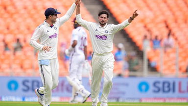 All wickets of Kuldeep Yadav from IND v WI Test Series 2025