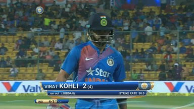 IND vs ENG 2017, 3rd T20I : Virat Kohli Wicket