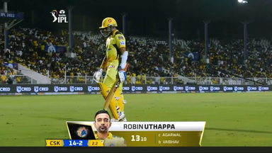 M11: CSK vs PBKS – Robin Uthappa Wicket
