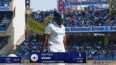 IND vs NZ 2024, 3rd Test: Sarfaraz Khan Wicket
