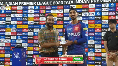 IPL 2026 M17: PBKS vs SRH - TATA IPL Green Dot Balls of the Match -Arshdeep Singh