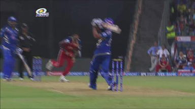 M27: MI vs RCB –  Rohit Sharma Six