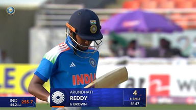 IND-W vs AUS-W 2025, 2nd ODI: Arundhati Reddy Wicket
