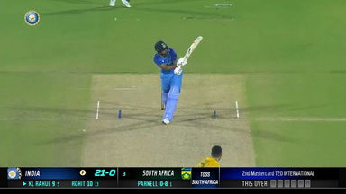 IND vs SA 2022, 2ND T20I: K L Rahul  Six