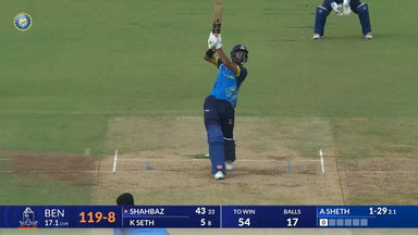 SMAT 2024 QF1, Baroda vs Bengal: Shahbaz Ahmed's fighting knock of 55(36)