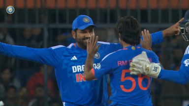 IND vs AFG 2024, 2ND T20I: Fall of Wickets