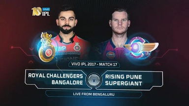 IPL 2017 M17: RCB vs RPS  – Match Highlights