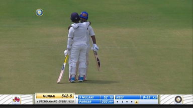 Shams Mulani chips in with a half-century