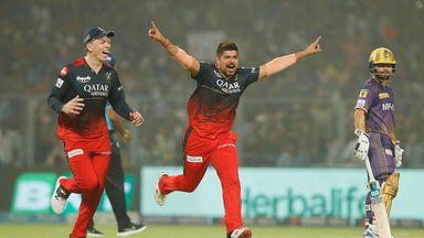 W & W: Karn Sharma strikes off consecutive balls to dismiss Gurbaz and Russell