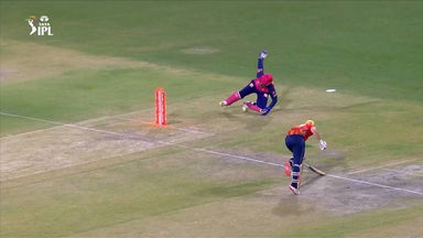 Dhoni-esque! Samson's brilliant run out to dismiss Livingstone