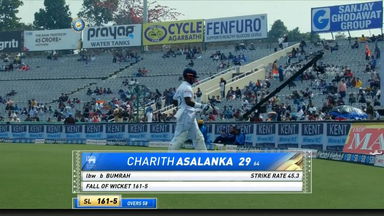 IND vs SL 2022, 1st Test, Day 3: Charith Asalanka Wicket