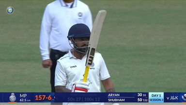 Ranji Trophy 2026-27, JKCA vs MPCA: Shubham Sharma carries Madhya Pradesh with gritty 79(174)