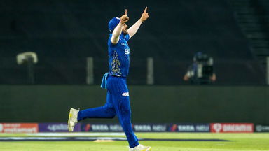 Direct-hit: Ramandeep Singh's scorcher throw to dismiss Rawat