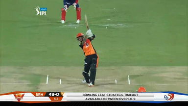 M36: SRH vs DD – Alex Hales Six