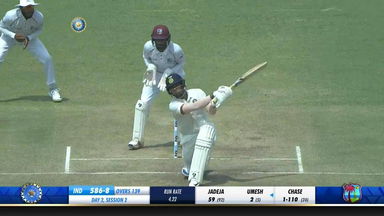 IND vs WI 2018, 1st Test Day 2: Umesh Yadav Six