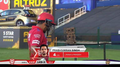 M24: KXIP vs KKR – Simran Singh Wicket