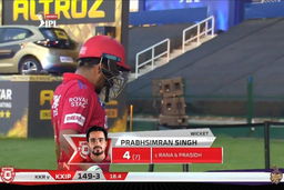 M24: KXIP vs KKR – Simran Singh Wicket