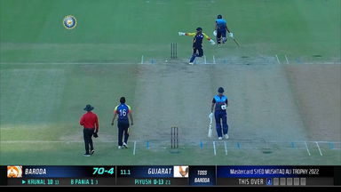 Syed Mushtaq Ali Trophy 2022: Smart run-out, ft. Het Patel