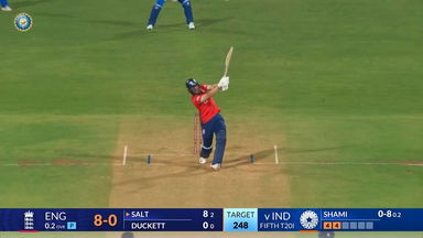 IND vs ENG 2025, 5th T20I: Phil Salt Six