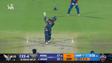 M64: DC vs LSG – Arshad Khan Six