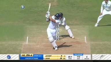 IND vs NZ 2021, 2nd Test, Day 3: Axar Patel Six