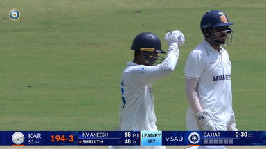 Ranji Trophy 2026-27, KSCA vs SCA: KL Shrijith's impactful 52(76)