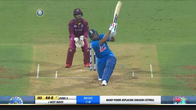 IND vs WI 2019, 3rd T20I: Rohit Sharma Six