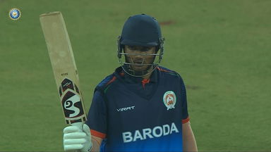 SMAT 2024, Baroda vs Gujarat: Shivalik Sharma's gritty 64(43)