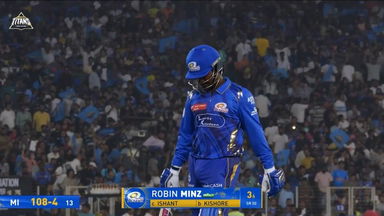 IPL 2025 M09: GT vs MI - Robin Minz Wicket