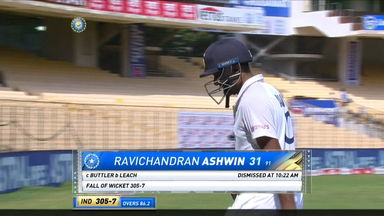 IND vs ENG 2021, 1st Test, Day 4: Ravichandran Ashwin Wicket