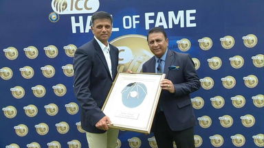 Rahul Dravid inducted in ICC Hall of Fame