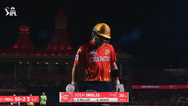 IPL 2025 M54: PBKS vs LSG - Josh Inglis Wicket