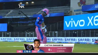 M16: RCB vs RR – Chetan Sakariya Wicket