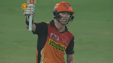 Captain Warner leads from the front - 69*(52)
