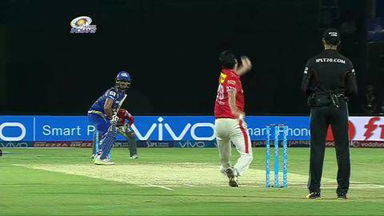 M43: MI vs KXIP – Nitish Rana Six