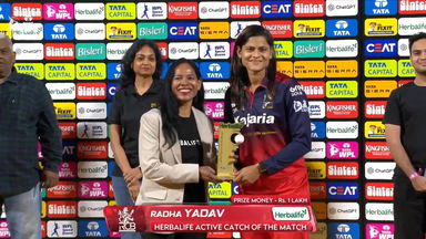 Herbalife Active Catch of the Match: Match 12, Gujarat Giants vs Royal Challengers Bengaluru, WPL 2026: Radha Yadav