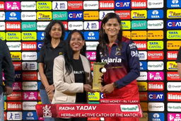 Herbalife Active Catch of the Match: Match 12, Gujarat Giants vs Royal Challengers Bengaluru, WPL 2026: Radha Yadav