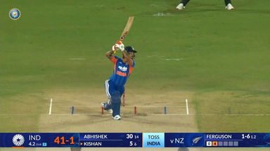 IND vs NZ 2026, 5th T20I: Ishan Kishan Six