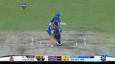 M10: DC vs KKR – Piyush Chawla Six