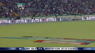 CLT20 2014 M13: KXIP vs NK  –   Highlights