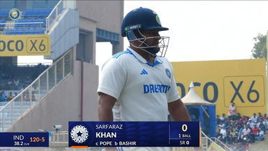 IND vs ENG 2024, 4TH Test: Sarfaraz Khan Wicket