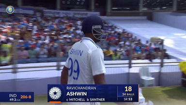 IND vs NZ 2024, 2nd Test: Ravichandran Ashwin Wicket
