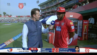 M02: KXIP vs DD – Chris Gayle Interview