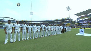 India vs NZ, 2016 - 3rd Test: National Anthem