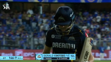 IPL 2025 M56: MI vs GT - Gerald Coetzee Wicket