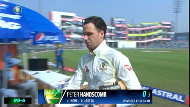 IND vs  AUS 2023, 2ND Test: Peter Handscomb Wicket