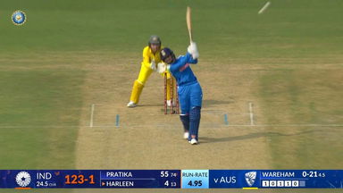 IND-W vs AUS-W 2025, 1st ODI: Harleen Deol Six