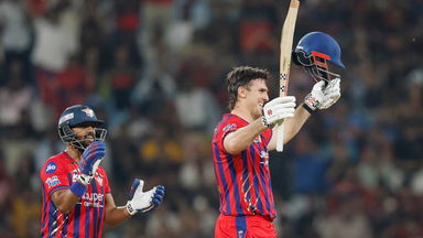 No nervous nineties! Marsh blasts to a hundred
